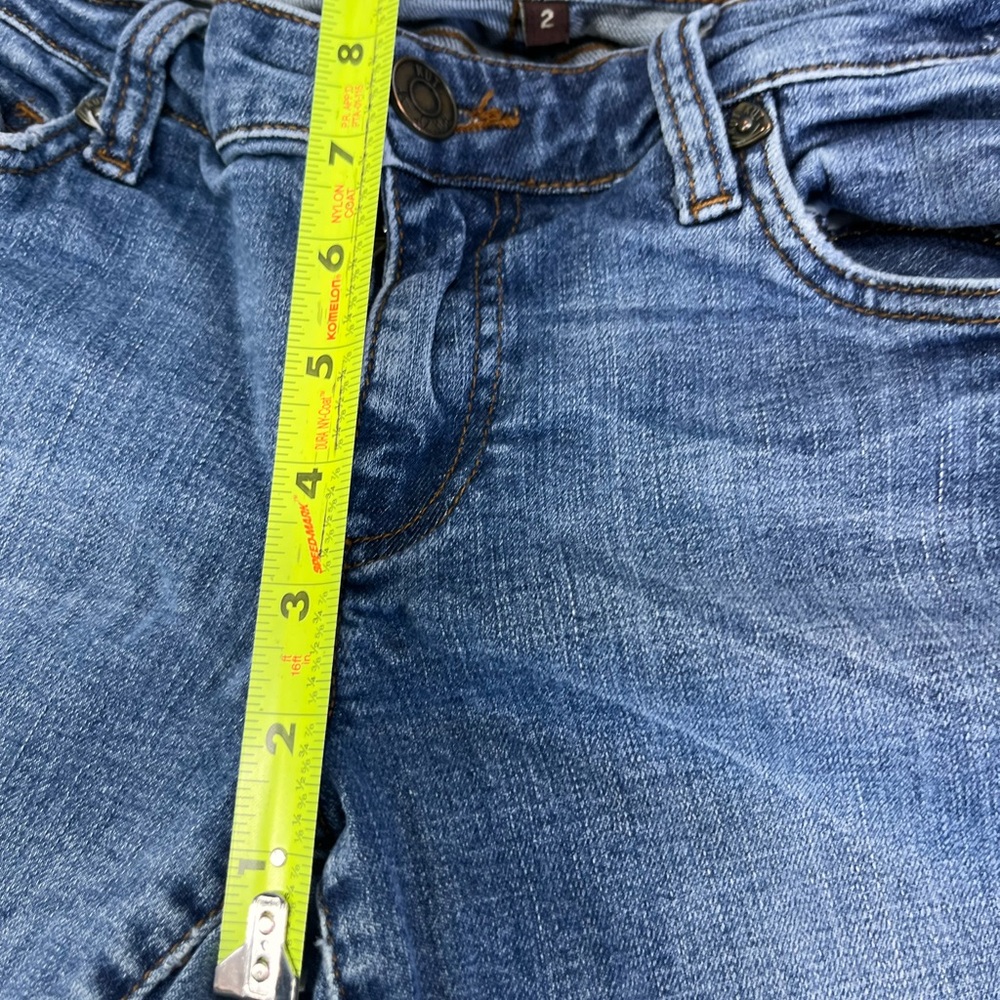 Kut from the Kloth Asher Blue Distressed Skinny Jeans - Picture 5 of 5